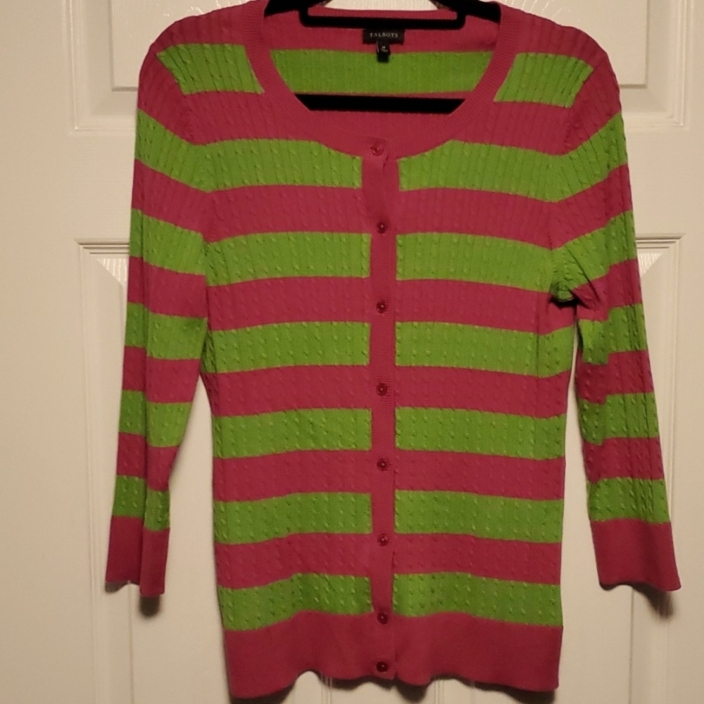 Talbots Cable Knit Cardigan
